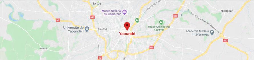 Carte de Yaoundé